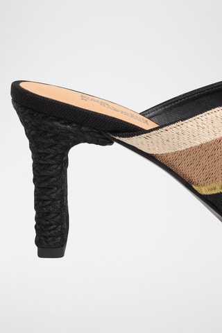 Mules à talons Laos - Taupe