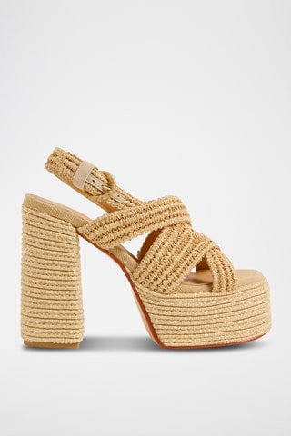 Sandales à talons Fulvia - Beige