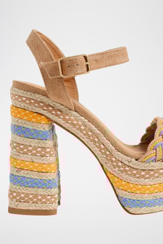 Sandales à talons - Beige