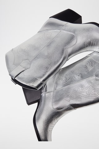 Enkellaarzen - Zilverkleurig