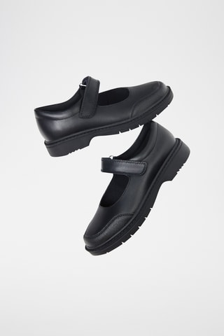Babies en cuir - Noir