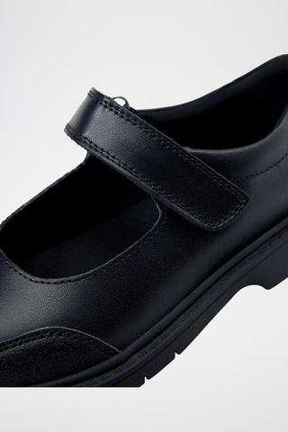 Babies en cuir - Noir