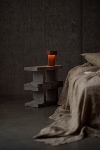 Candeeiro de mesa Oblong - Castanho