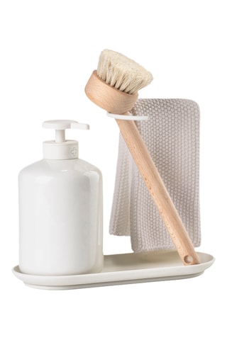 Suporte de utensílios para limpeza de loiça em silicone Inu - 4 peças