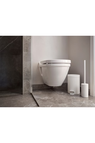 Caixote do lixo com pedal Solo - Branco - 3 l