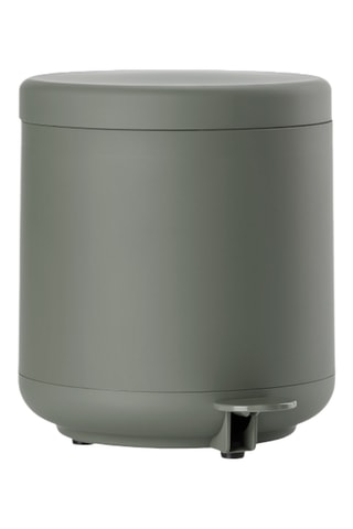 Caixote do lixo com pedal Ume - Verde-azeitona - 19,5 x 22 cm