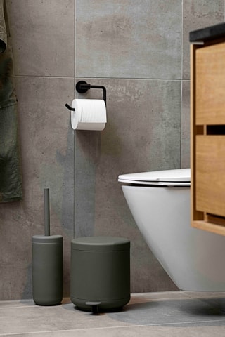 Piaçaba em grés Ume - 38,7 cm - Verde-azeitona