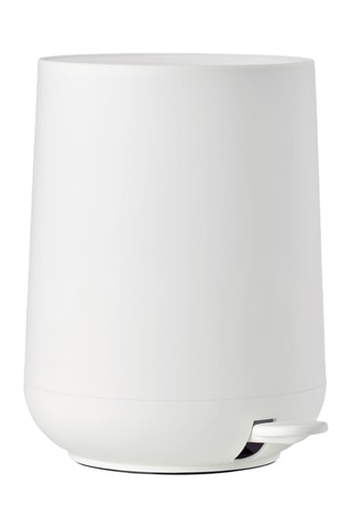 Caixote do lixo com pedal Nova - Branco - 5 l