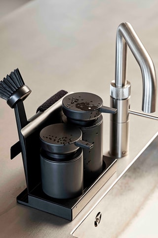 Suporte de utensílios para lavar a loiça Diish em grés - 5 peças