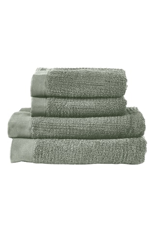 Conjunto de banho Classic - Verde-azeitona - 4 peças