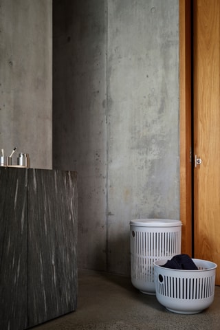 Cesto para roupa Ume - 54 x 41,3 cm - Cinzento-claro