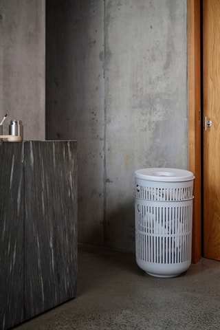 Cesto para roupa Ume - 54 x 41,3 cm - Cinzento-claro