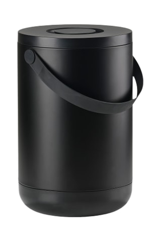 Caixote do lixo Circular - Preto - 22 l