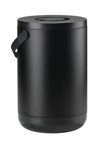 Caixote do lixo Circular - Preto - 22 l