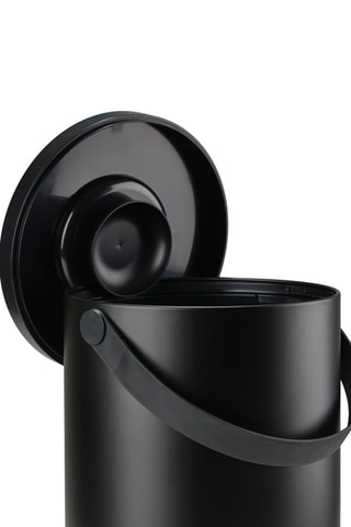Caixote do lixo Circular - Preto - 22 l