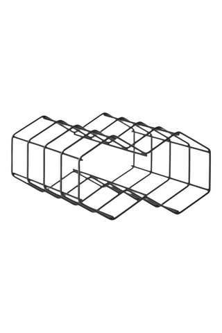 Suporte para garrafas de vinho em aço inoxidável Rocks - 9 garrafas - Cinzento