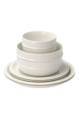 Serviço em porcelana Eau - 8 peças