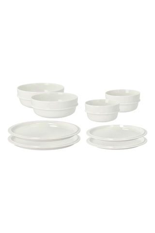 Serviço em porcelana Eau - 8 peças