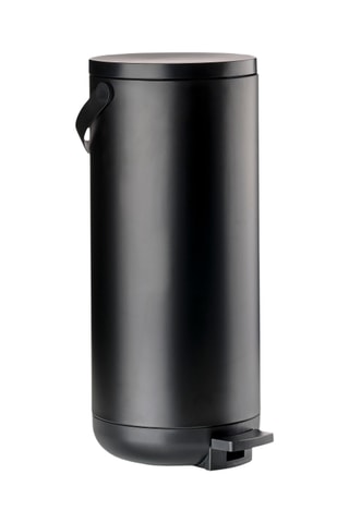 Caixote do lixo com pedal Circular - Preto - 30 l