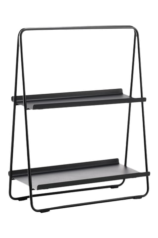 Estante 2 níveis A-Table - 43 x 58 x 23 cm - Preto