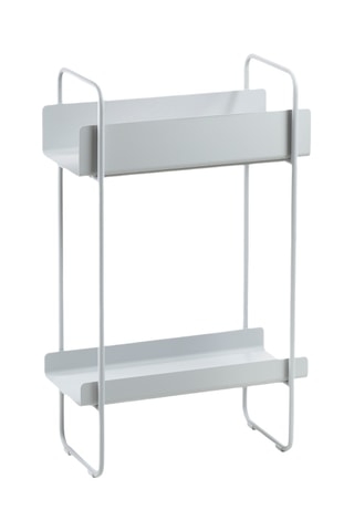 Consola em aço inoxidável A-Console - 77,7 x 48 cm - Branco