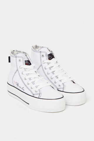 Tennis plateformes montantes Dream Love - Blanc