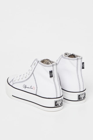 Tennis plateformes montantes Dream Love - Blanc