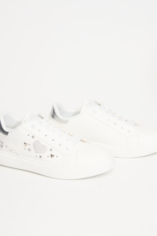 Baskets Heart - Argenté