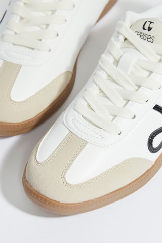 Baskets Palma  - Blanc et noir