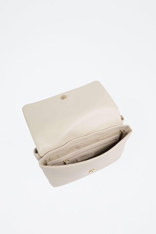 Sac porté épaule en cuir - Blanc