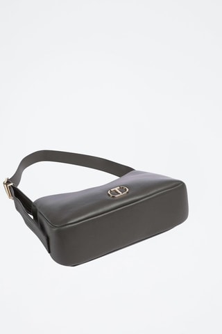 Sac porté épaule en cuir - Anthracite