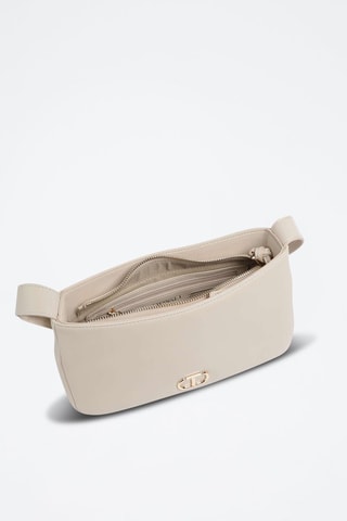 Sac porté épaule en cuir - Blanc