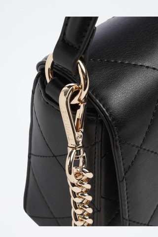 Sac porté épaule en cuir - Noir