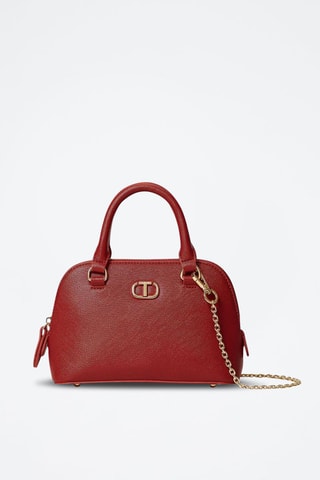 Sac à main en cuir - Rouge brique