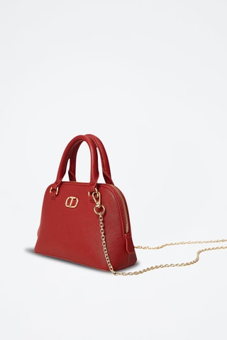 Sac à main en cuir - Rouge brique