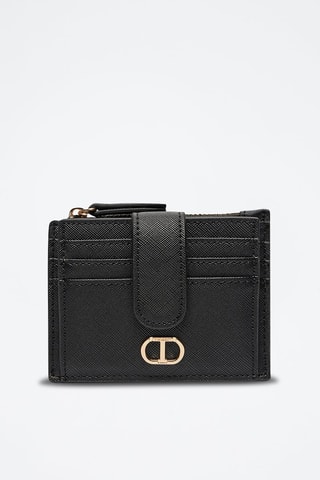 Porte-cartes en cuir - Noir