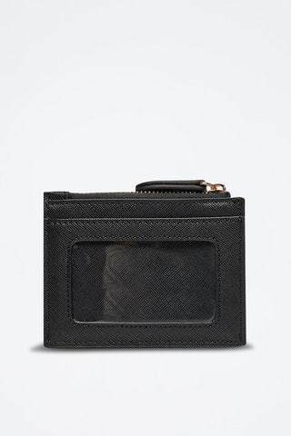 Porte-cartes en cuir - Noir