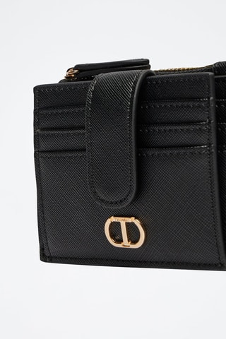 Porte-cartes en cuir - Noir