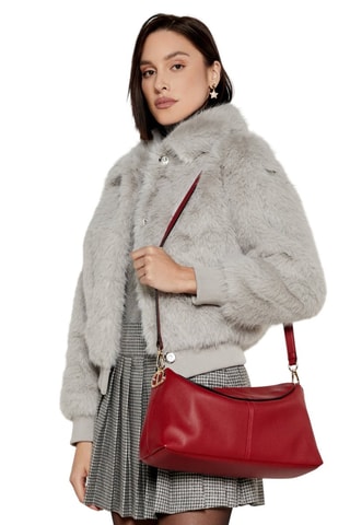 Sac à main en cuir - Rouge