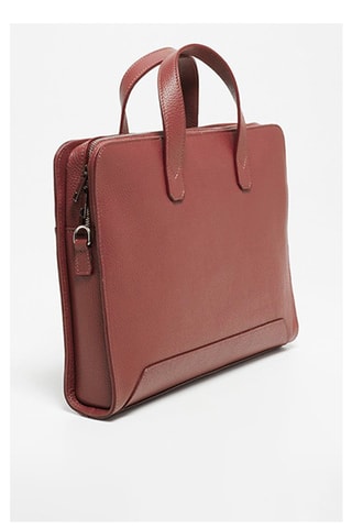 Leren Aktetas Lupo - Bruin