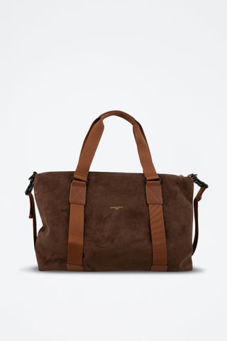 Mala shopper em couro - Castanho - Castanho