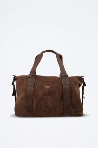 Mala shopper em couro - Castanho - Castanho