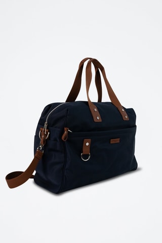 Saco de viagem - Azul-marinho - Azul e castanho