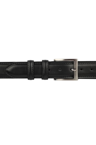 Cinto em couro Mini Mario - Preto