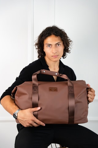 Saco de viagem Qian - 48 cm - Castanho