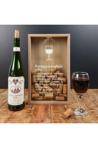 Cadre bouchon Addict Marron - 21 x 5 x 35 cm