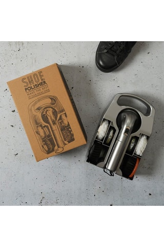 Coffret cireuse à chaussures - 7 pièces