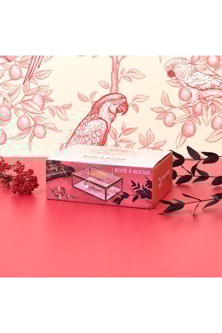 Boîte à bijoux - 18 x 6 x 13 cm - Transparent