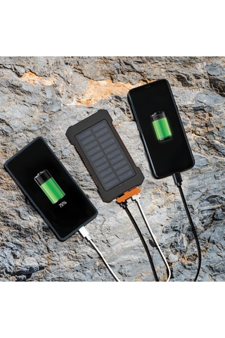 Batterie de secours solaire Solarpower - Noir et orange