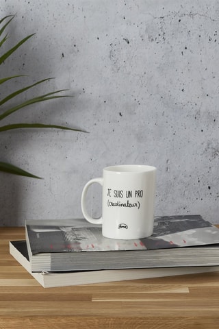 Mug en céramique Je suis un pro - 12.2 x 8.4 x 9.6 cm
